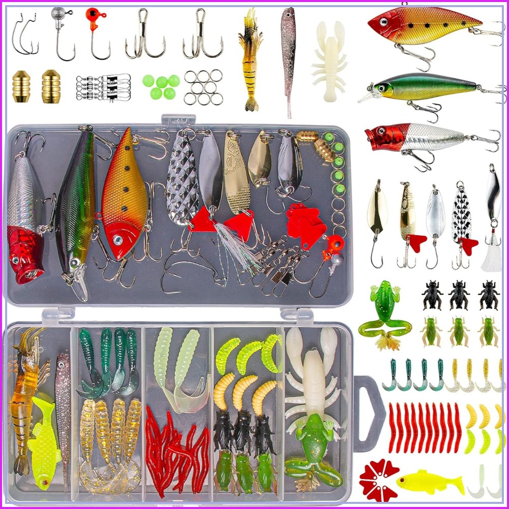 78Pcs Fishing Lures Kit for Ba - Fishing Lure Spoon recension och pris