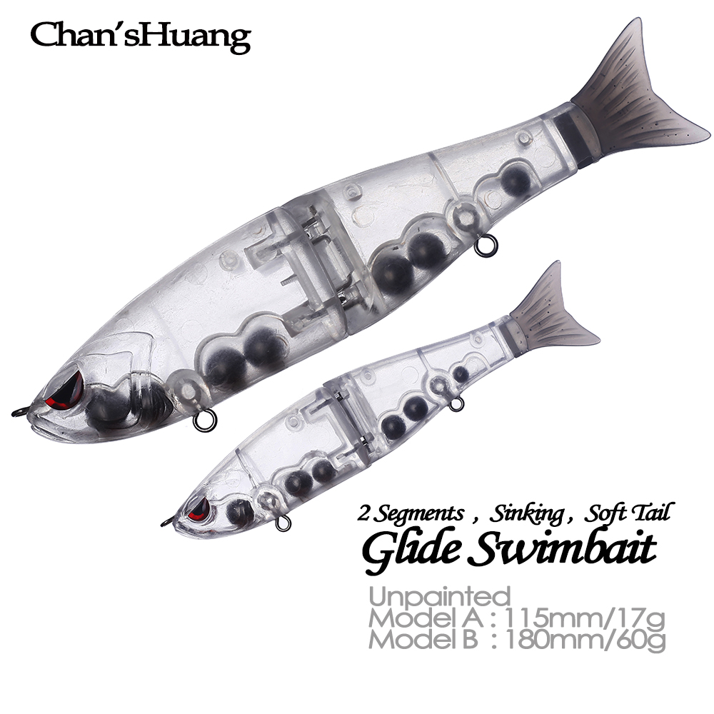 Chan’sHuang 5PCS Unpainted Bla - Fishing Lure Popper recension och pris