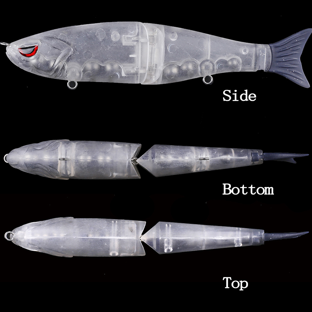 Chan’sHuang 5PCS Unpainted Bla - Fishing Lure Popper recension och pris