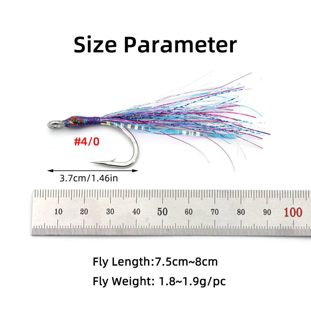 Saltwater Minnow Fly 4/0 Stain - Fishing Lure Swimbait recension och pris